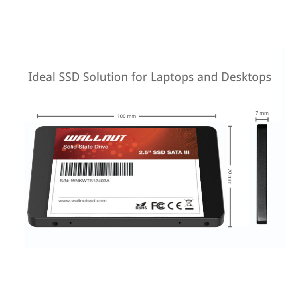 Wallnut 2.5" SATA III SSDs Solid State Drive