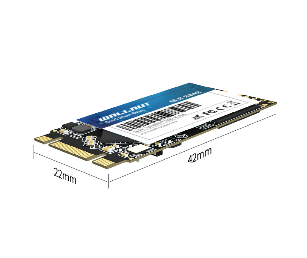Wallnut M.2 2242 NGFF Sata Solid State Drive For Desktop Laptop 64GB-2TB