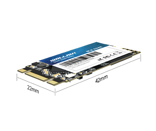 Wallnut M.2 2242 NGFF Sata Solid State Drive For Desktop Laptop 64GB-2TB