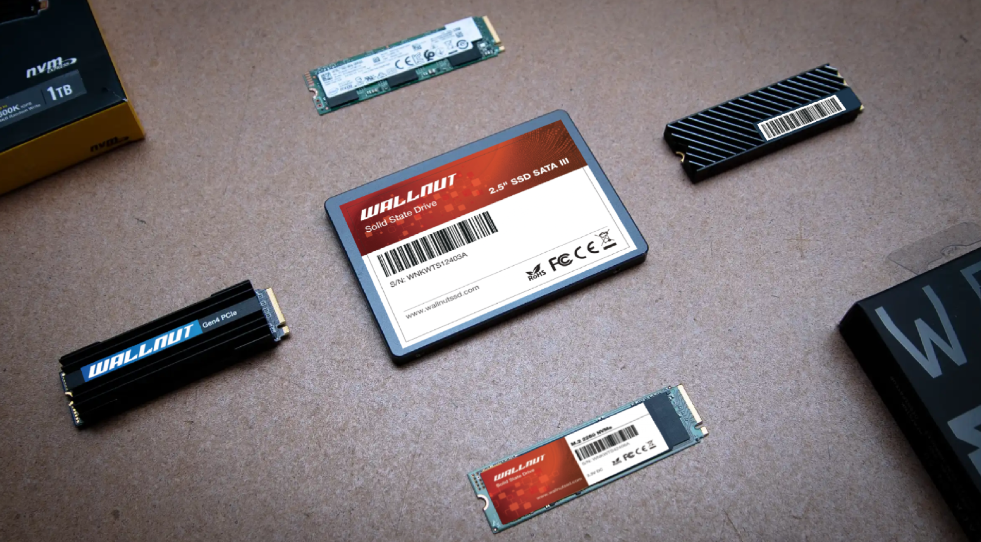Wallnut 2.5" SATA III SSDs Solid State Drive