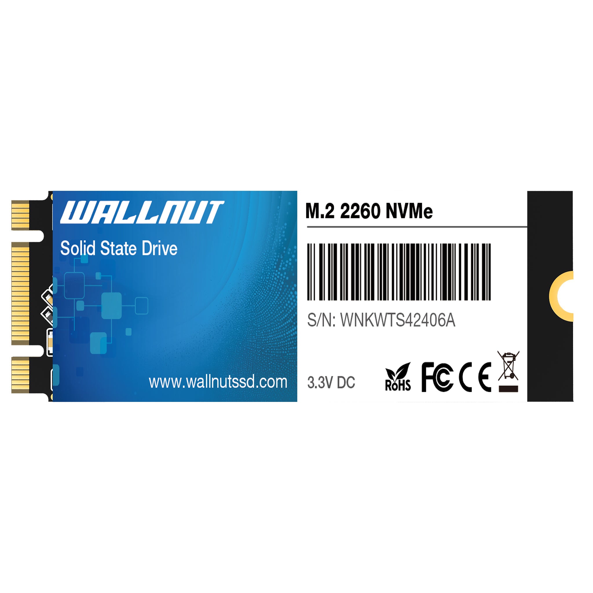 Wallnut M.2 NGFF Sata SSDs Solid State Drive