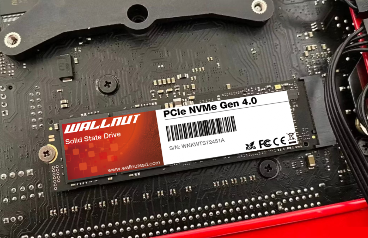 Wallnut NVMe PCIe Gen 4.0 Solid State Drive SSD For Laptops Desktop